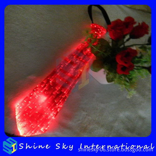 Customized Hot Sell Fiber Optic Led Tie